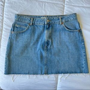TopShop | denim mini skirt